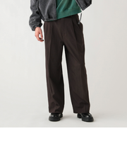 2タック ワイドストレート スラックス