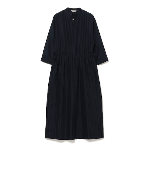 サイドリボン プリーツワンピース