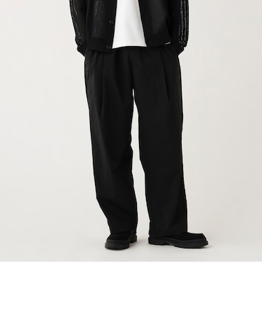 ワンタック ワッシャー ワイドパンツ