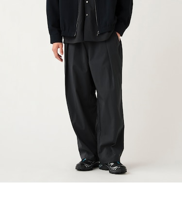 ワンタック ワッシャー ワイドパンツ