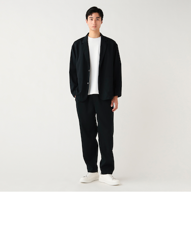 コットンライク ポリツイル ジャケット＆パンツ（セットアップ）（吸水速乾・接触冷感）