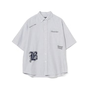 レタード ワッペン オックスフォード シャツ