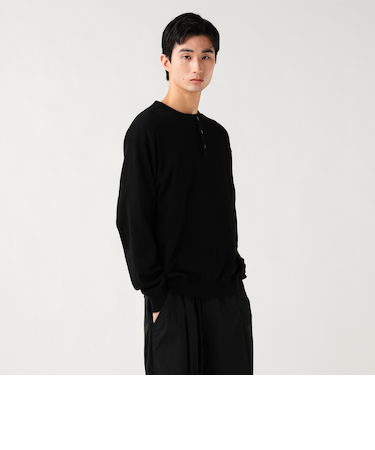 ヘンリーネック ニット