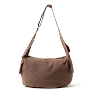 キャンバス ユーティリティー ポケット ショルダーバッグ