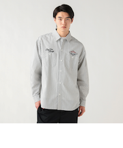 GMS ビッグシルエット ワークシャツ