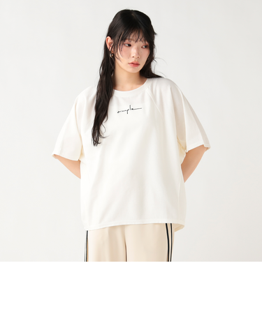 シンプル 刺繍 Tシャツ