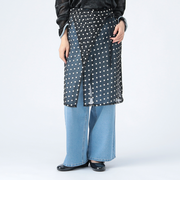 2WAY キャミソール & 巻レース スカート