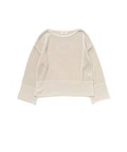 メッシュ オーバー ニット