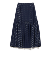 フリル ギザギザ切り替え スカート