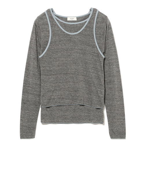 リンガー レイヤード トップス