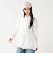 バルーン キャミ チュニック ワンピース