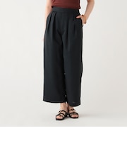 リネンライク タックパンツ