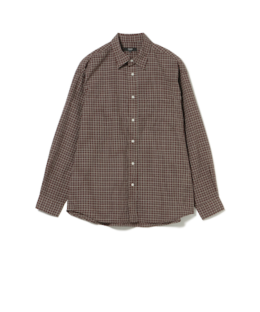 スモール チェック ロングスリーブ シャツ