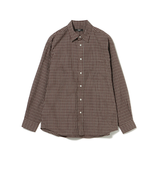 スモール チェック ロングスリーブ シャツ