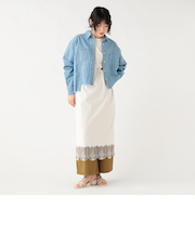 麻混 シャンブレーシャツ