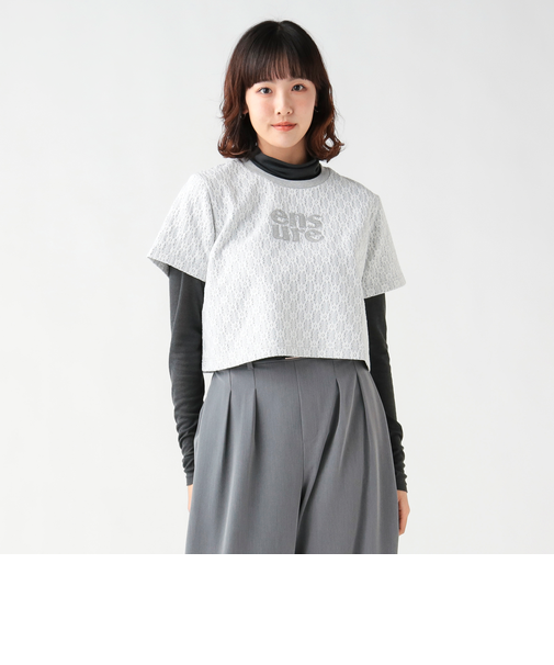 レース ロゴ Tシャツ