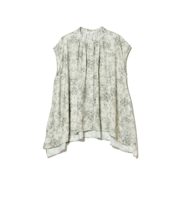 トワルドジュイ プリント ブラウス