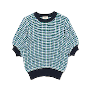 カラフル チェック ニット