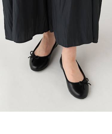 横リボン バレエ シューズ