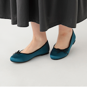 横リボン バレエ シューズ