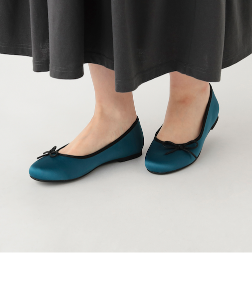 横リボン バレエ シューズ