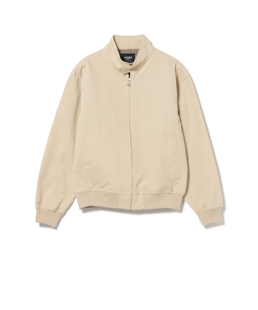 ナイロンコットンツイル ドッグイヤー ブルゾン