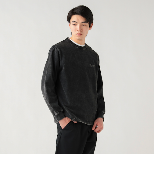 スノーウォッシュ ステッチ ロングスリーブ カットソー