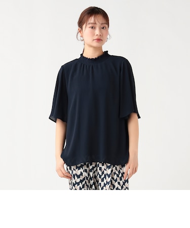 楊柳 ハイネック プルオーバー