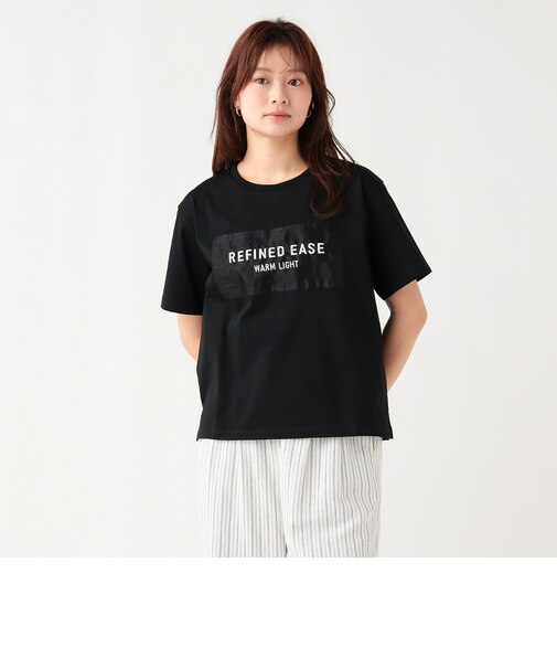 オーガンジー 刺繍 Tシャツ