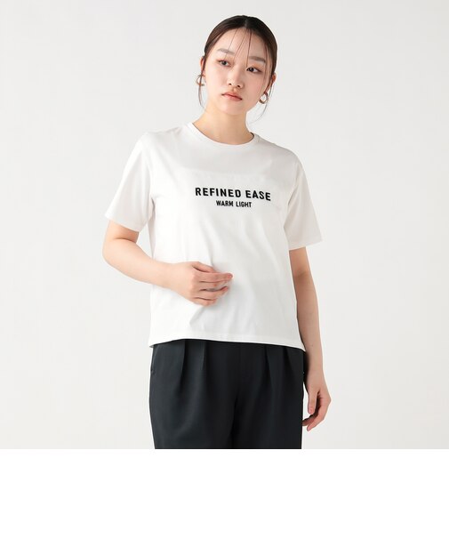 オーガンジー 刺繍 Tシャツ