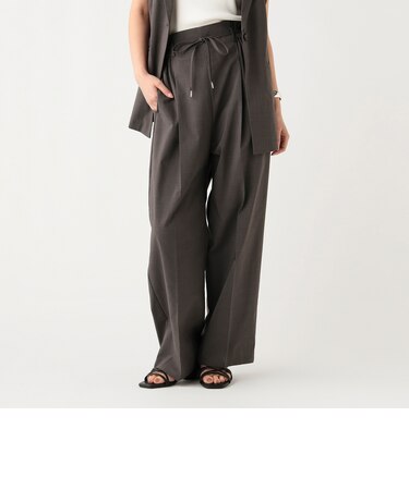 ヘザー ドライ タックパンツ