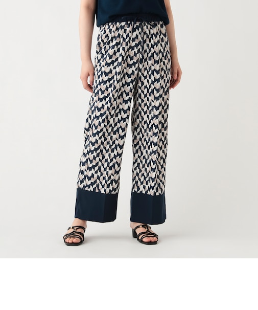 パネル プリント パンツ