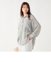 ボイル シャンブレー シャツ