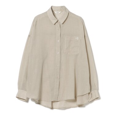 ボイル シャンブレー シャツ