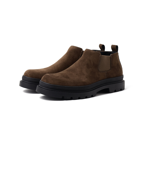 ボリュームソール ローカット サイドゴアブーツ