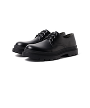 ボリュームソール 3ホール プレーントゥ シューズ