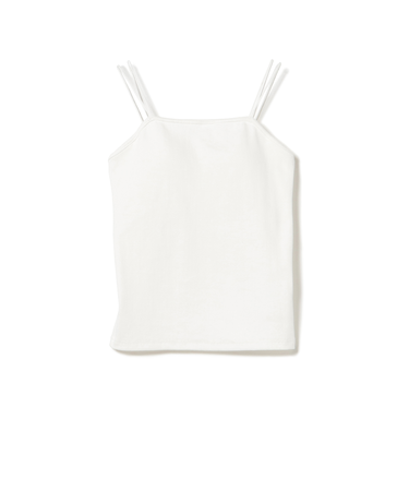 ダブルストラップ カップ付き キャミソール