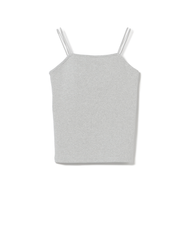 ダブルストラップ カップ付き キャミソール