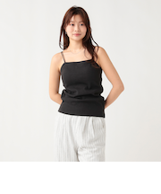 ダブルストラップ カップ付き キャミソール