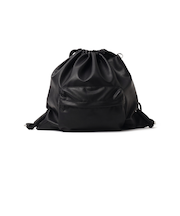 フェイクレザー ナップサック