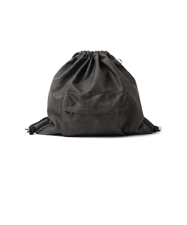 フェイクレザー ナップサック