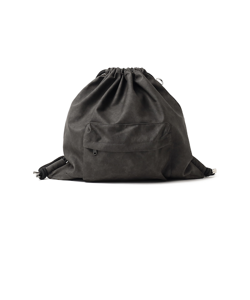 フェイクレザー ナップサック