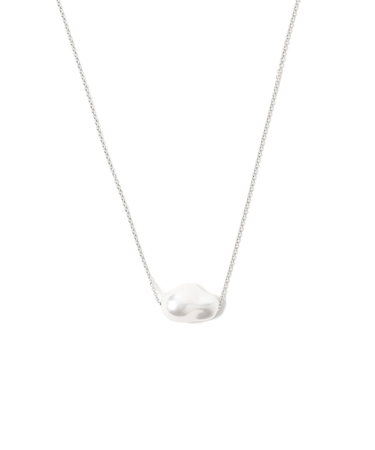 ニュアンス 一粒フェイクパール ネックレス