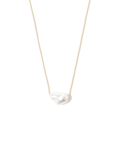 ニュアンス 一粒フェイクパール ネックレス