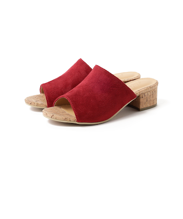 コルク ヒール サンダル