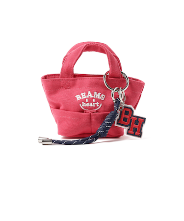 スマイル刺繍 バッグチャーム