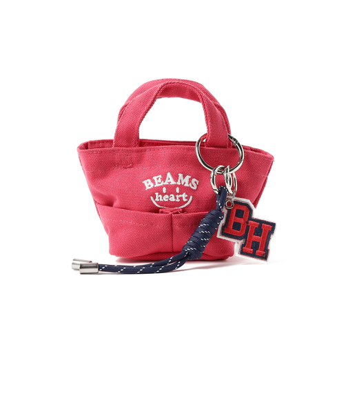 スマイル刺繍 バッグチャーム