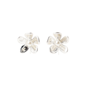 メタルフラワー イヤリング