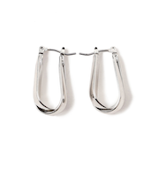 クロス フープピアス