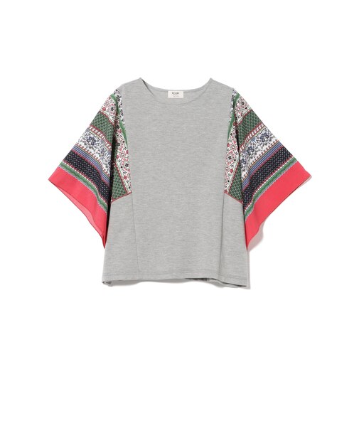 袖 スカーフ プルオーバー